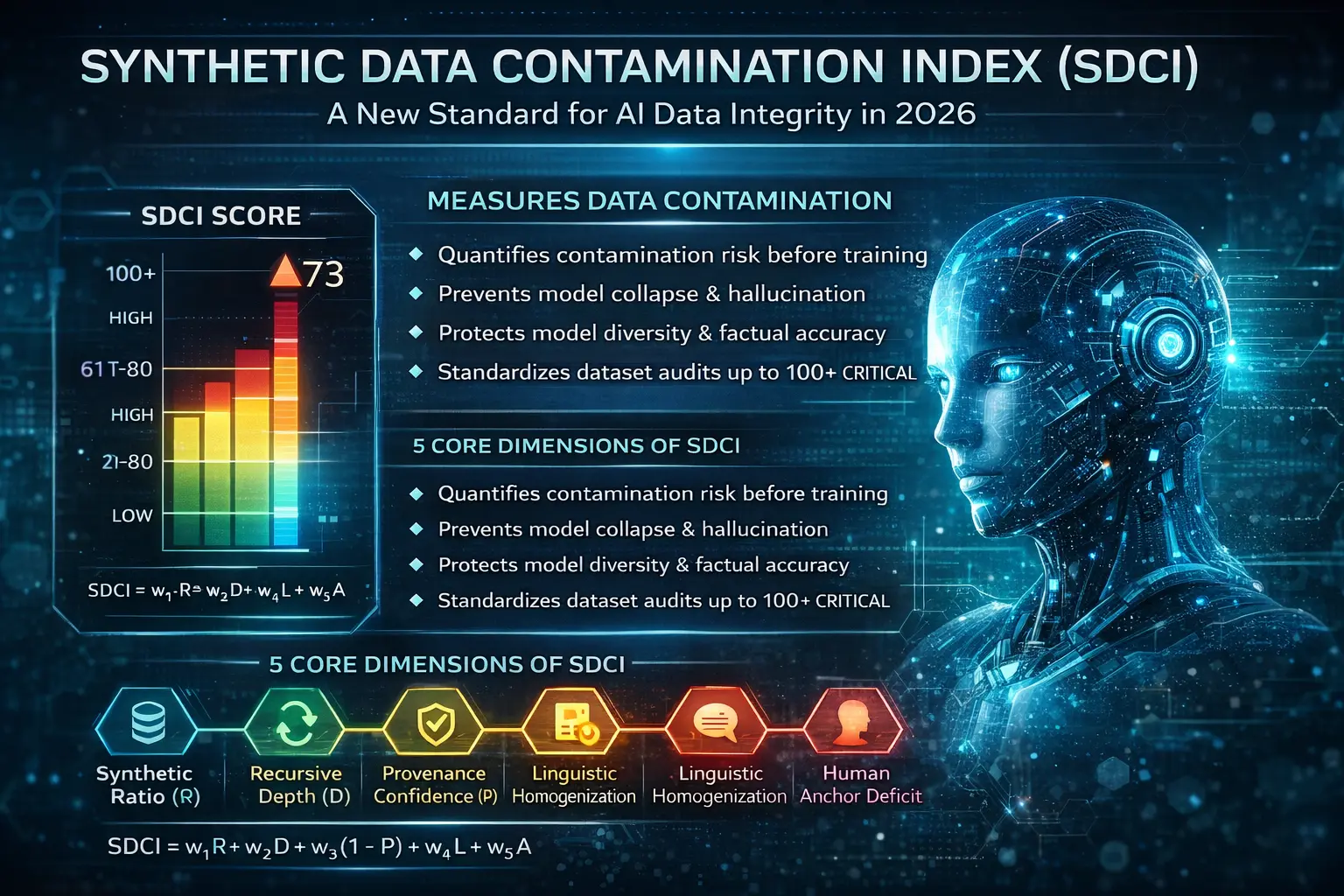 The Synthetic Data Contamination Index (SDCI): A New Standard for AI Data Integrity in 2026